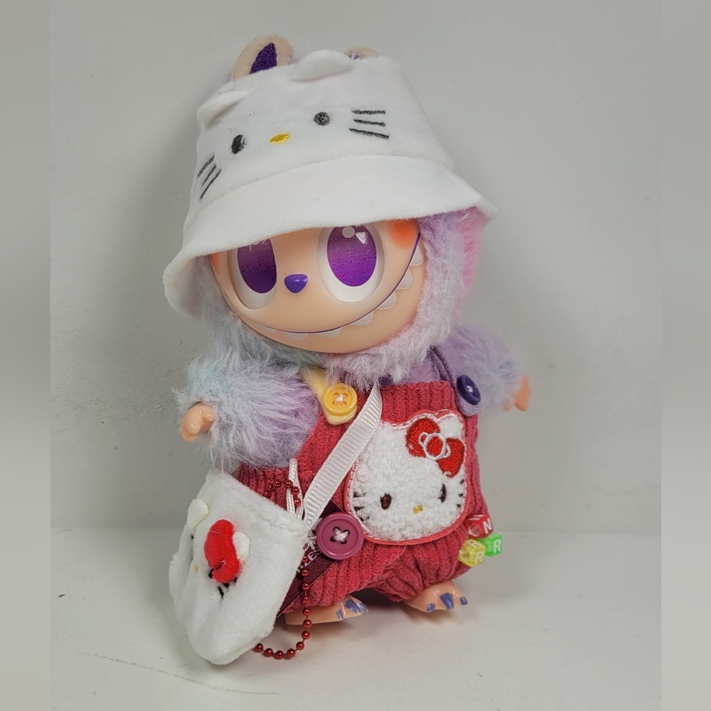 Labubu Hello Kitty outfit, doll not included